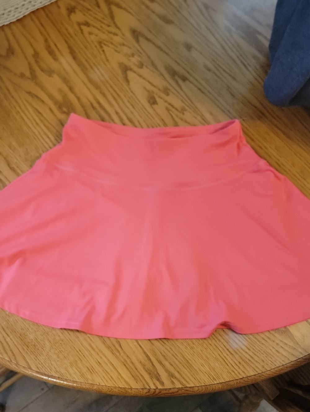 Essentials Neon Pink Flared Skort